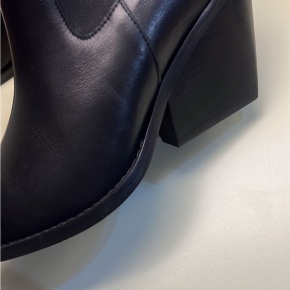 EUROPEAN FASHIO: made in Portugal DAY BIRGER ET Mikkelsen Black Boots Cuban Heel - Picture 5 of 6